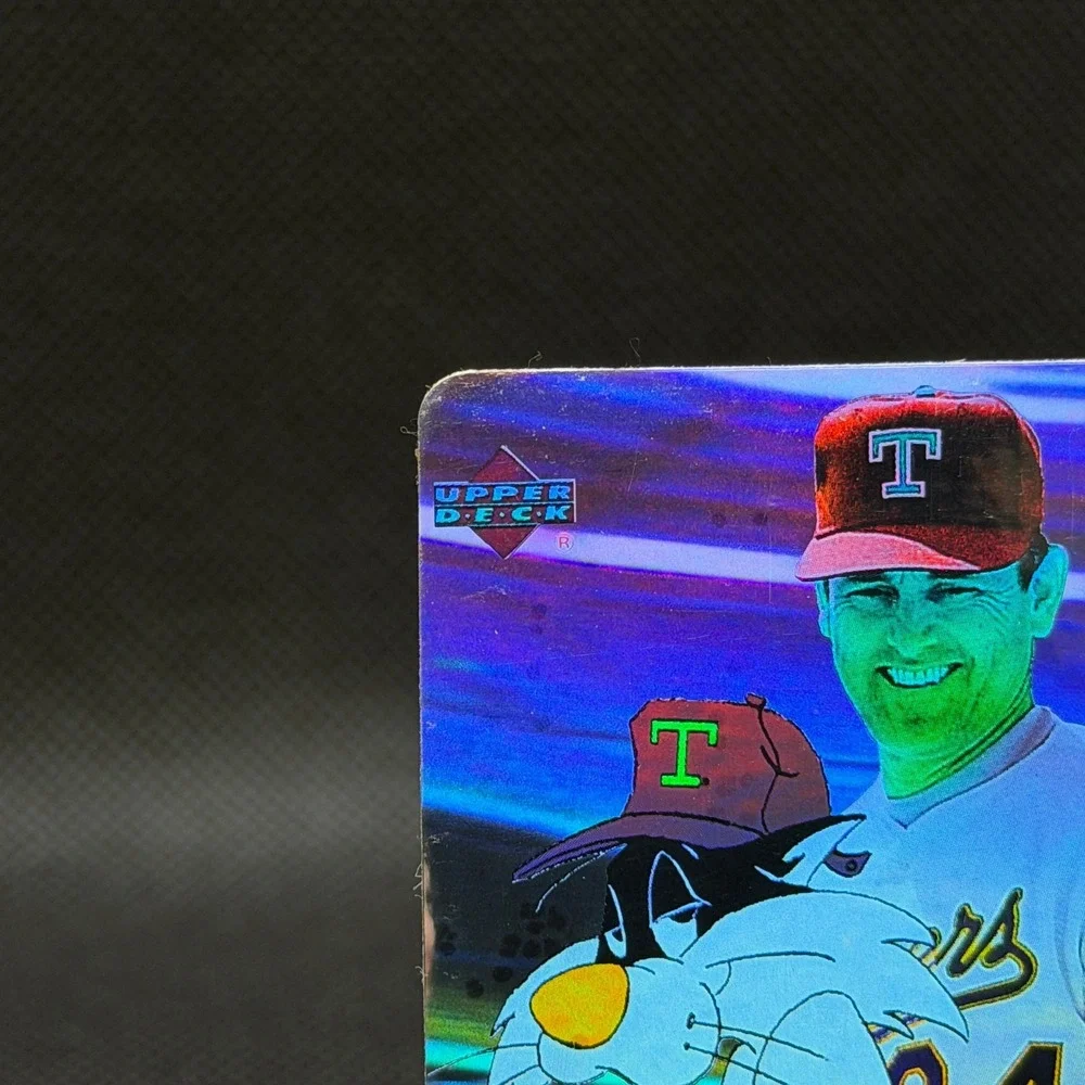 Nolan Ryan 1991 Upper Deck Comic Ball Rangers Hologram Card